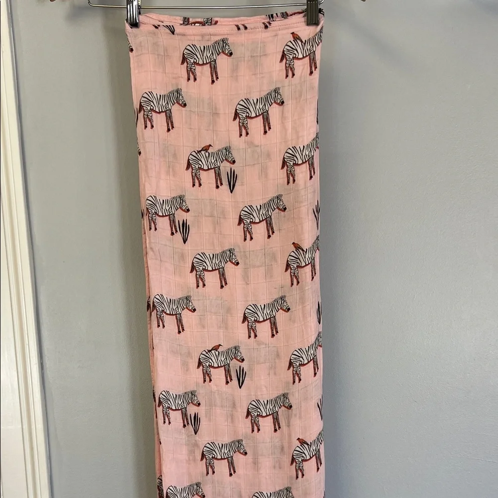 Pink Zebra Print Nursing Cover Little Unicorn